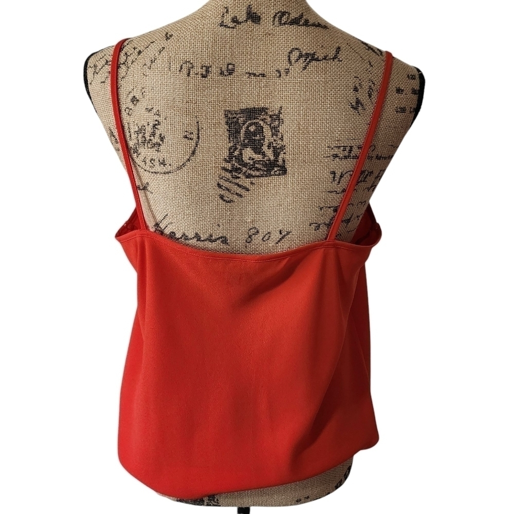 TopShop Watermelon Red Cowl Neck Camisole - size 10 - Picture 4 of 7